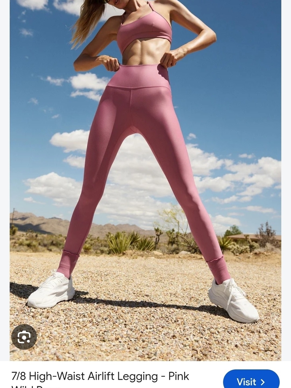 Alo High-Waist Airlift Legging - Pink